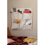 ferm LIVING Canvas Wall Pockets, off-white