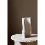 ferm LIVING Vaso Moiré, bianco naturale