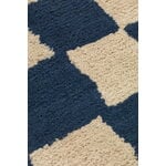ferm LIVING Mara Washable rug, 150 x 90 cm, deep blue - warm sand