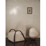 Ferm Living Poltrona Buur, Sheepskin Moonlight - rovere tinto scuro, immagine decorativa