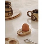 Ferm Living Cairn egg holder, set of 2, oak, view 2
