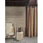 Ferm Living Tenda da doccia Chambray, carob brown - parchment, immagine decorativa