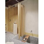 Ferm Living Tenda da doccia Chambray, dark lichen - parchment, vista 2