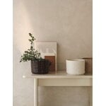 ferm LIVING Corduroy pot, 20 cm, off-white, decoration image