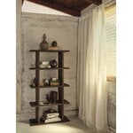 ferm LIVING Kona bookcase 1x4, dark stained oak, decoration image