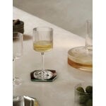 Ferm Living Coppa da vino bianco Ripple, 2 pz, trasparente, immagine decorativa
