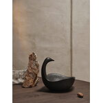 ferm LIVING Swan centerpiece, black, decoration image