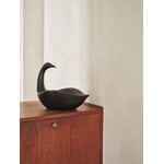 ferm LIVING Swan centerpiece, black, decoration image