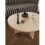 ferm LIVING Tarn coffee table, white oiled beech, decoration image