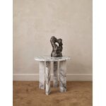 ferm LIVING Taula side table, white - charcoal, decoration image