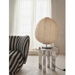 Ferm Living Tavolino Taula, bianco - carbone, immagine decorativa