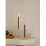 ferm LIVING Valse candle holder, tall, cashmere, decoration image