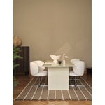 Ferm Living Calm Kelim rug, 200 x 300 cm, dark sand - off-white, decoration image