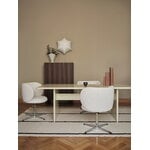 ferm LIVING Calm Kelim rug, 200 x 300 cm, off-white - coffee, decoration image