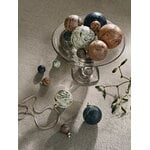 ferm LIVING Palline di vetro Marble, L, set di 4