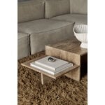 Ferm Living Distinct sohvapöytä, tummanruskea travertiini, näkymä 5