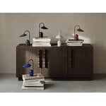 ferm LIVING Lampada portatile Arum, blu acceso