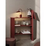 ferm LIVING Lampada portatile Arum, rosso ossido