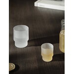 ferm LIVING Ripple drinking glasses, 4 pcs, frosted