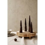 ferm LIVING Candela Twisted, 4 pz, marrone