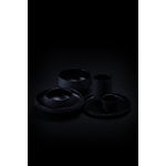 Vaidava Ceramics Eclipse espresso cup, set of 2, black