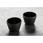 Vaidava Ceramics Eclipse espressokuppi, 2 kpl, musta