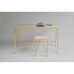 &New Study Desk työpöytä, linoleumi, butternut