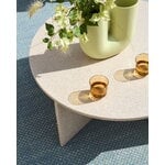 Muuto Halves coffee table, off-white terrazzo, view 4