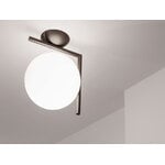 Flos IC C/W2 wall/ceiling lamp, black