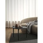 Design House Stockholm Table basse Aria, 50 cm, modèle bas, noir
