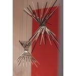 Ingo Maurer Pic-a-stic pendant, black - white, decoration image
