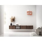 String Furniture String cabinet, 78 x 30 cm, walnut