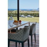 Kartell La Coupole serving dish, transparent - white, decoration image