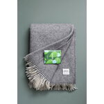 Lapuan Kankurit Arvo blanket, 130 x 180 cm, white - mottled grey, decoration image