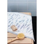 Lapuan Kankurit Aallokko sauna cover, 46 x 60 cm, linen - blue
