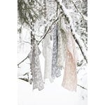 Lapuan Kankurit Jäkälä giant towel, white - cinnamon