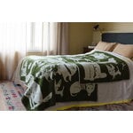 Lapuan Kankurit Koirapuisto blanket, 90 x 130 cm, olive - white, decoration image