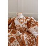 Lapuan Kankurit Metsikkö blanket, cognac - white