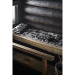Lapuan Kankurit Otso sauna cover 46 x 150 cm, linen - black