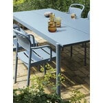Muuto Linear Steel table, 200 x 75 cm, pale blue