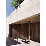 Muuto Linear Steel bench 170 cm, dark green, decoration image