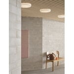 Muuto Looped wall/ceiling lamp, IP44, white, decoration image