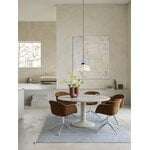 Muuto Midst table, 140 cm, grey marble - grey, decoration image
