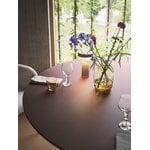 Muuto Midst table, 160 cm, dark red linoleum - dark red, decoration image
