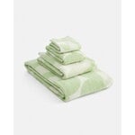 Marimekko Unikko bath towel, 70 x 150 cm, off-white - sage