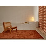 Nanimarquina Lucia Eames Rooted matto, terrakotta, sisustuskuva