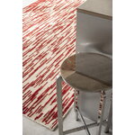 Nanimarquina Tapis Doblecara 3, blanc cassé - rouge