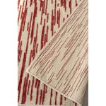 Nanimarquina Tapis Doblecara 3, blanc cassé - rouge