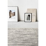 Nanimarquina Tapis Doblecara 1, noir - blanc cassé