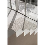 Nanimarquina Tapis Doblecara 1, noir - blanc cassé